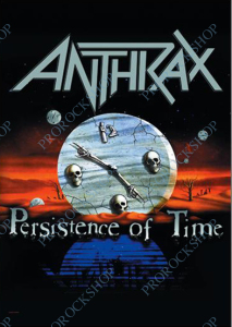 vlajka, plakát Anthrax - Persistence of time