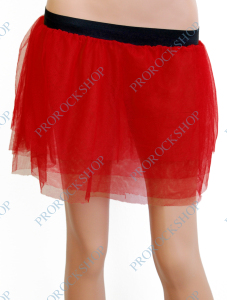 Tylová sukně - červená