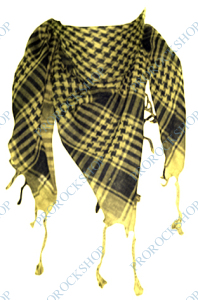 šátek palestina, arafat - žlutá