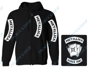 mikina s kapucí a zipem Metallica - Since 1981