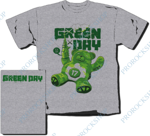 šedivé pánské triko Green Day - Teddy