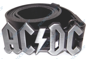 přezka na opasek AC/DC - Silver Logo