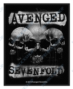 nášivka Avenged Sevenfold - 3 Skulls