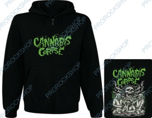 mikina s kapucí a zipem Cannabis Corpse