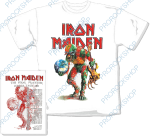 bílé triko Iron Maiden - 2011 Tour Europe