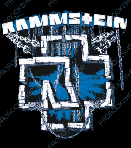 nášivka na záda, zádovka Rammstein - Chain logo