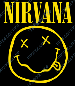 nášivka na záda, zádovka Nirvana - smile