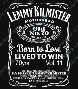 nášivka na záda, zádovka Motörhead - Lemmy Kilmister whiskey
