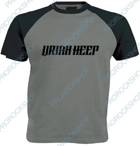 šedočerné triko Uriah Heep