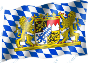 venkovní vlajka Bayern velký Erb