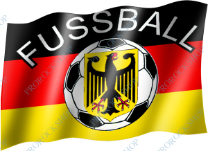 venkovní vlajka Fussball