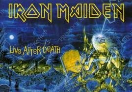 plakát, vlajka Iron Maiden - Live After Death
