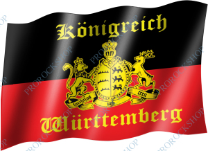 venkovní vlajka Königreich Württemberg