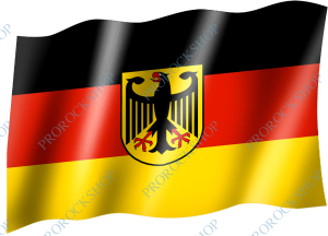 venkovní Německá vlajka, erb