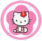 placka, odznak Hello Kitty
