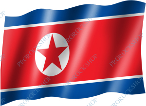venkovní vlajka Severní Korea