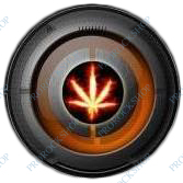 placka, odznak Marihuana - Hot