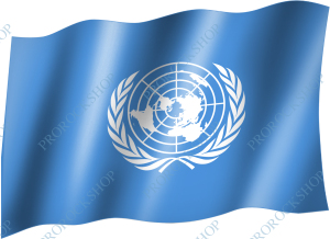 venkovní vlajka OSN