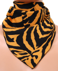šátek bandana žlutá zebra