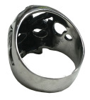 ocelový prsten Lebka - skull IV