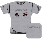 šedivé dámské triko Evanescence - Amy Lynn Lee