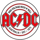 placka, odznak AC/DC - High Voltage Rock And Roll