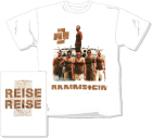 bílé triko Rammstein - Reise, Reise