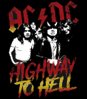 nášivka na záda, zádovka AC/DC - Highway To Hell II