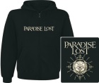 mikina s kapucí a zipem Paradise Lost - logo