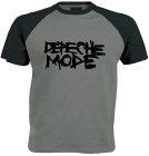 šedočerné triko Depeche Mode