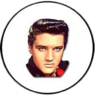 placka, odznak Elvis - Face