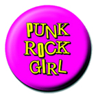 placka, odznak Punk Rock Girl