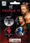 placka, button WWE - Triple H