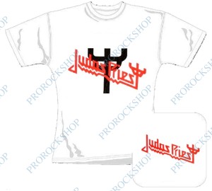 bílé dámské triko Judas Priest - Logo