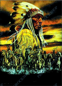 plakát, vlajka Indián - Red Indian - 10