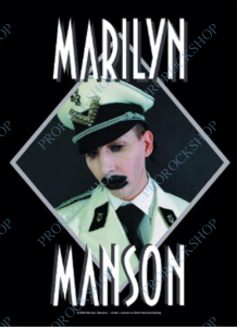 plakát, vlajka Marilyn Manson - Officer