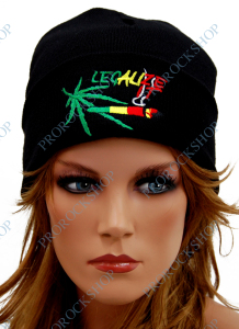 pletená čepice marihuana, leaf