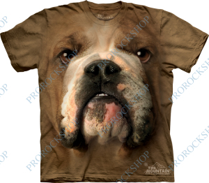 triko buldog - bulldog face