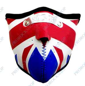 motorkářská maska Velká Británie