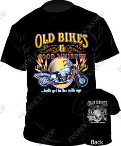 triko Motorka - Old Bikers And Good Whiskey