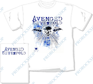bílé pánské triko Avenged Sevenfold - Logo web