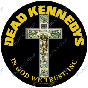 nášivka na záda, zádovka Dead Kennedys - In God We Trust