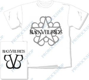 bílé pánské triko Black Veil Brides - Logo