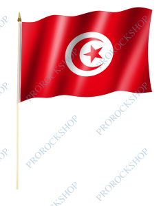 vlajka na tyči Tunis