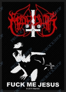 nášivka Marduk - Fuck Me Jesus