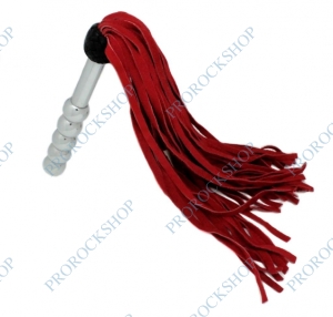 bič Red Suede Flogger