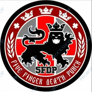 nášivka na záda, zádovka Five Finger Death Punch - Legionary Seal