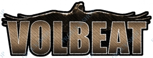 nášivka Volbeat - Raven Logo Cut Out