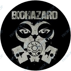 placka, odznak Biohazard - Gas Mask