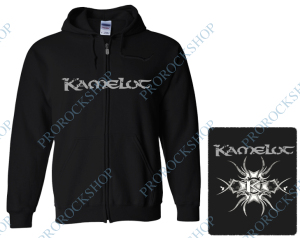 mikina s kapucí a zipem Kamelot - Logo